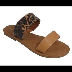 Leopard Sandal